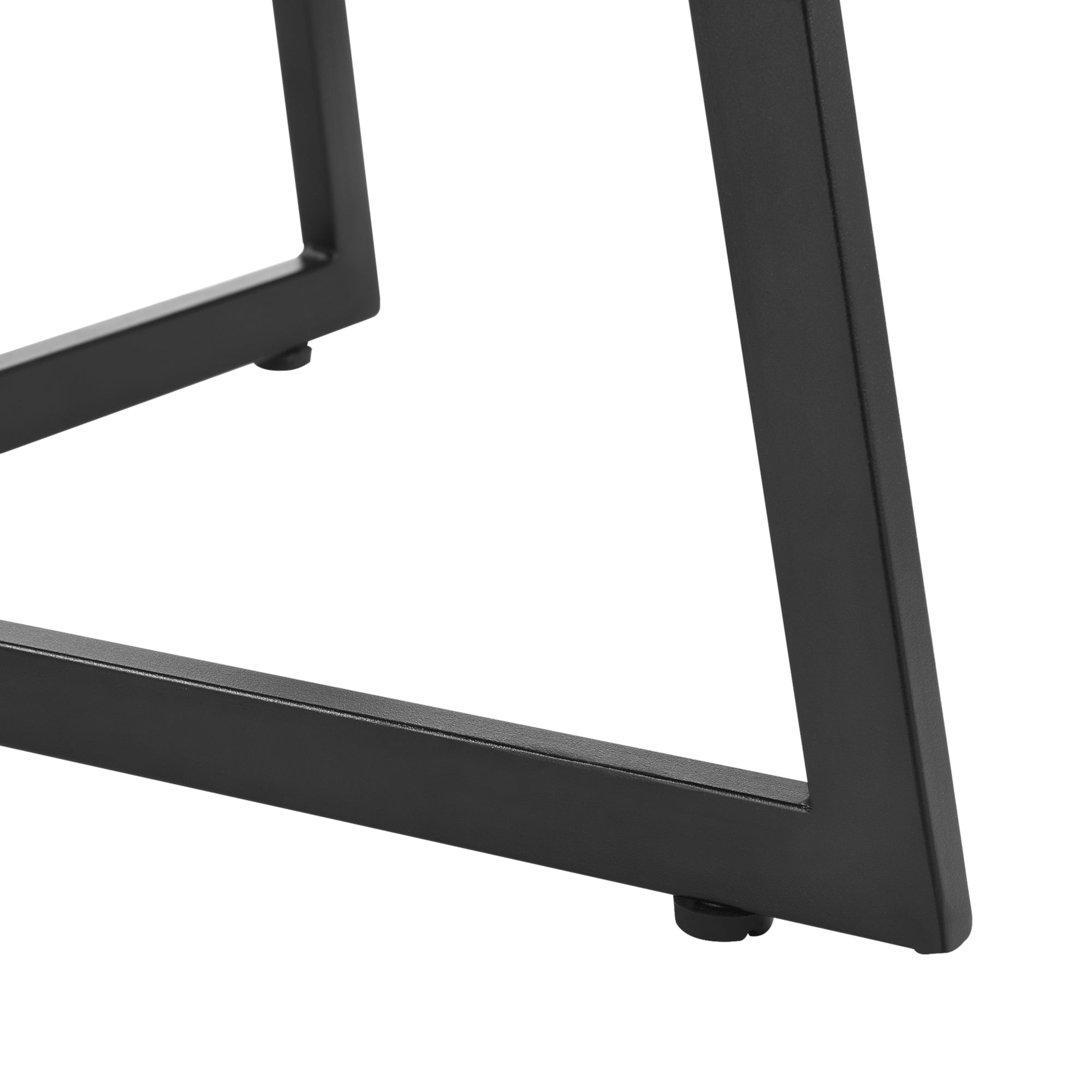 Tavolo da Pranzo Vaggeryd con Piano Tondo Ø80 - Color Legno Scuro [en.casa]