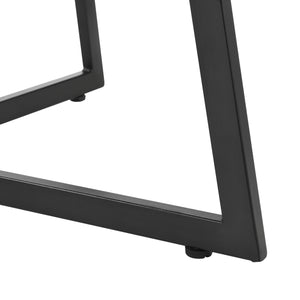 Tavolo da Pranzo Vaggeryd con Piano Tondo Ø80 - Color Legno Scuro [en.casa]