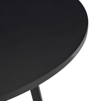 Tavolo da pranzo 78 x 80 cm nero 03_0008709