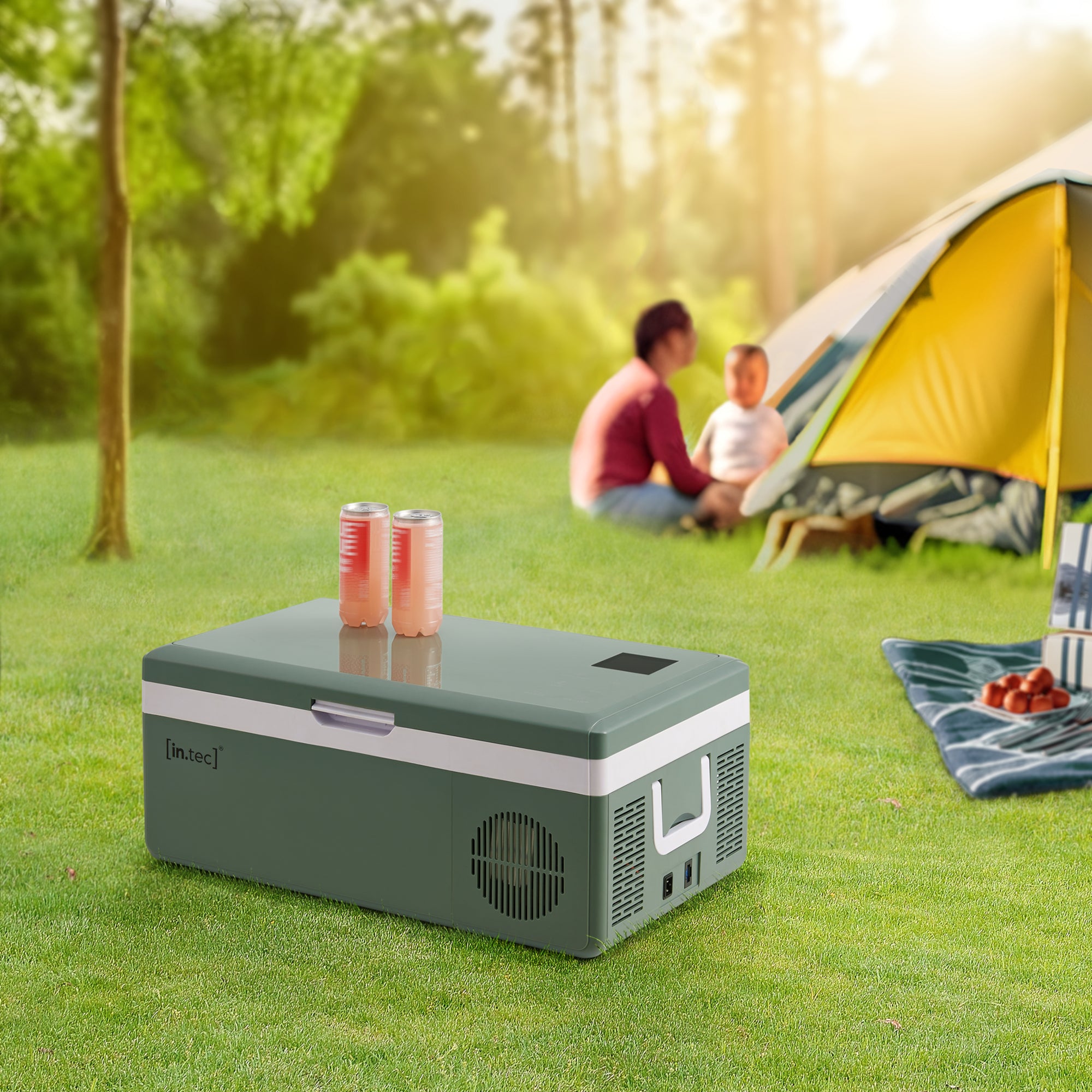 Frigorifero Portatile Elettrico Arnesano per Auto e Casa Capacità 15L in.tec