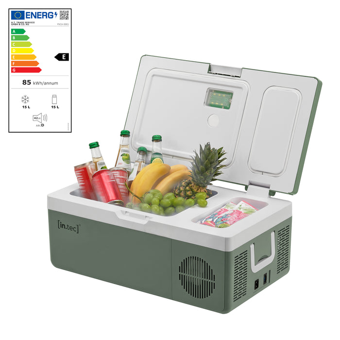 Frigorifero Portatile Elettrico Arnesano per Auto e Casa Capacità 15L in.tec