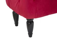 Puff Chantal Bordeaux Cm 149.5X40.5X43