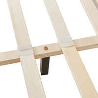 Letto Matrimoniale / Francese 140x200 cm Imbottito, Rivestimento in Similpelle, Incluso Rete a Doghe - Bianco