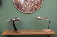 Decorazione Aviator Dark Cm 51.2X42X39