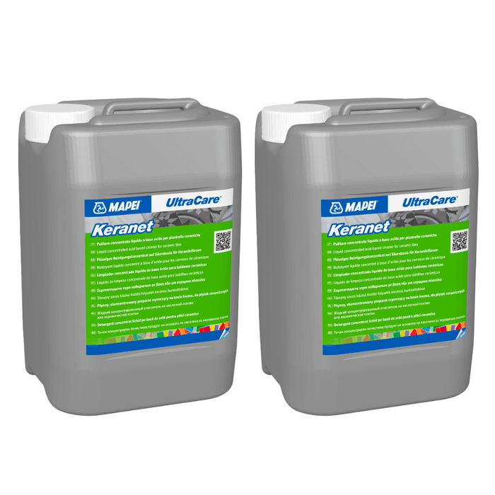 Pulitore concentrato liquido keranet per piastrelle e superfici 5 litri *** pezzi 2 pz, confezione 1