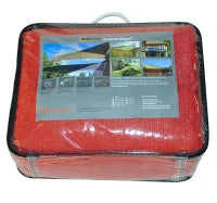 Tenda Tendone Parasole Rettangolare 3x4m Rosso