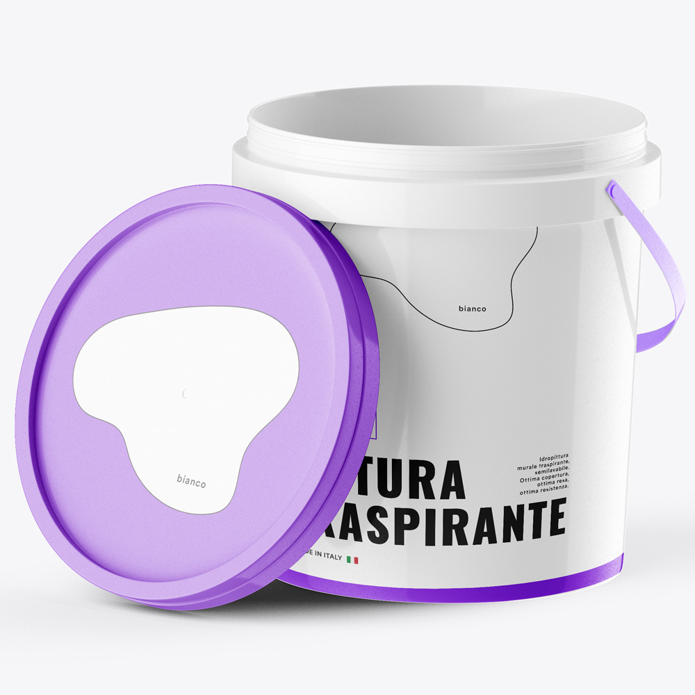 Idropittura traspirante semi lavabile alta copertura opaca finitura bianca *** formato 13 lt, confezione 1