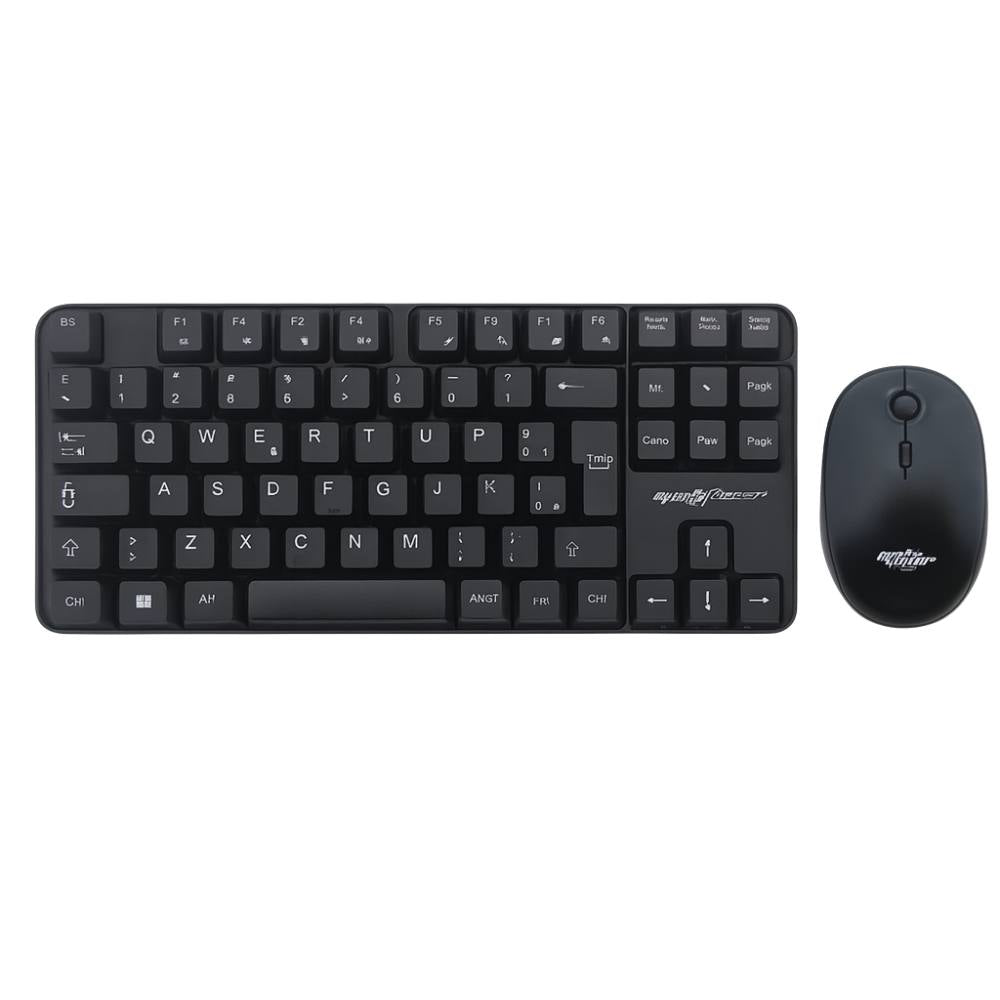 Mach power kit tastiera e mouse wireless full size 1600dpi nero