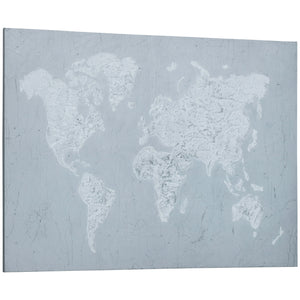 EasyComfort Stampa su Tela in Legno di Pino 120x90cm per Casa e Ufficio, Grigia e Bianca