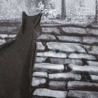 EasyComfort Stampa su Tela 80x40cm con Bambina, 5 Pezzi in Legno di Pino per Casa e Ufficio