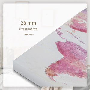 EasyComfort Stampa su Tela 80x40cm 5 Pezzi per Casa e Ufficio, Tela in Legno di Pino e Vernice ad Acqua, Multicolore