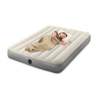Intex 64103 - Materasso Gonfiabile Matrimoniale Dura-Beam Single High, 152x203x25 cm