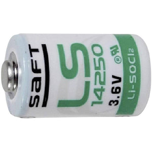 Batteria al litio saft ls 14250 3,6v 1/2 aa alta affidabilità