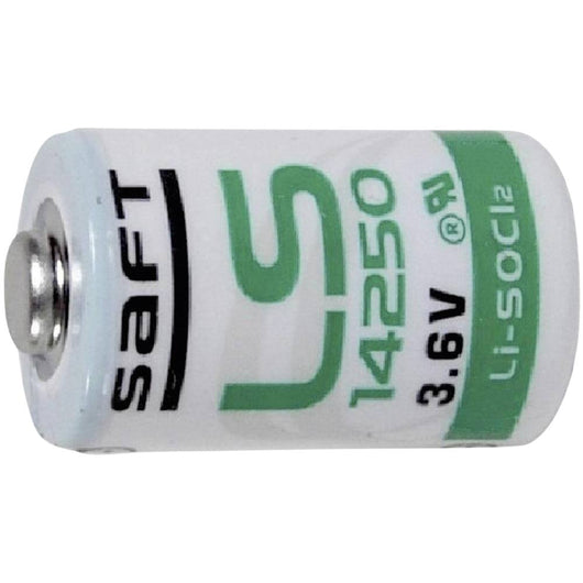Batteria al litio saft ls 14250 3,6v 1/2 aa alta affidabilità