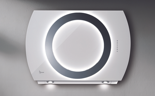 CAPPA NIMA cm 90 - vetro Bianco - 800 m3/h