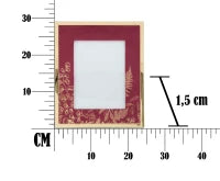 Cornice Glam Bordeaux Cm 24X1.5X29 (Misura Interna Cm 15X20)