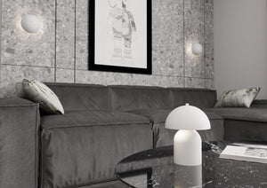 Applique Moderna Hera Acciaio Bianco 2 Luci G9 Ip20