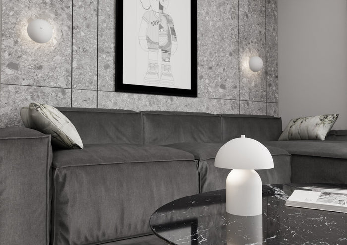 Applique Moderna Hera Acciaio Bianco 2 Luci G9 Ip20