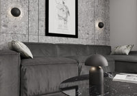 Applique Moderna Hera Acciaio Nero 2 Luci G9 Ip20