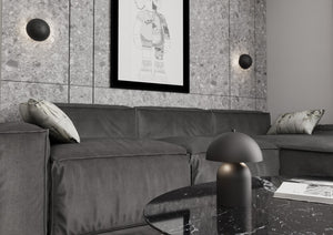 Applique Moderna Hera Acciaio Nero 2 Luci G9 Ip20