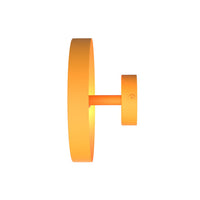 Applique Minimal Poseidone Acciaio Arancione 2 Luci G9 Ip20