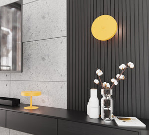 Applique Minimal Poseidone Acciaio Arancione 2 Luci G9 Ip20