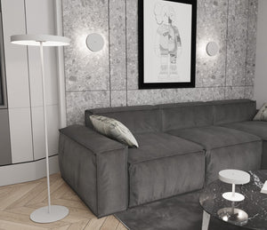 Applique Minimal Poseidone Acciaio Bianco 2 Luci G9 Ip20