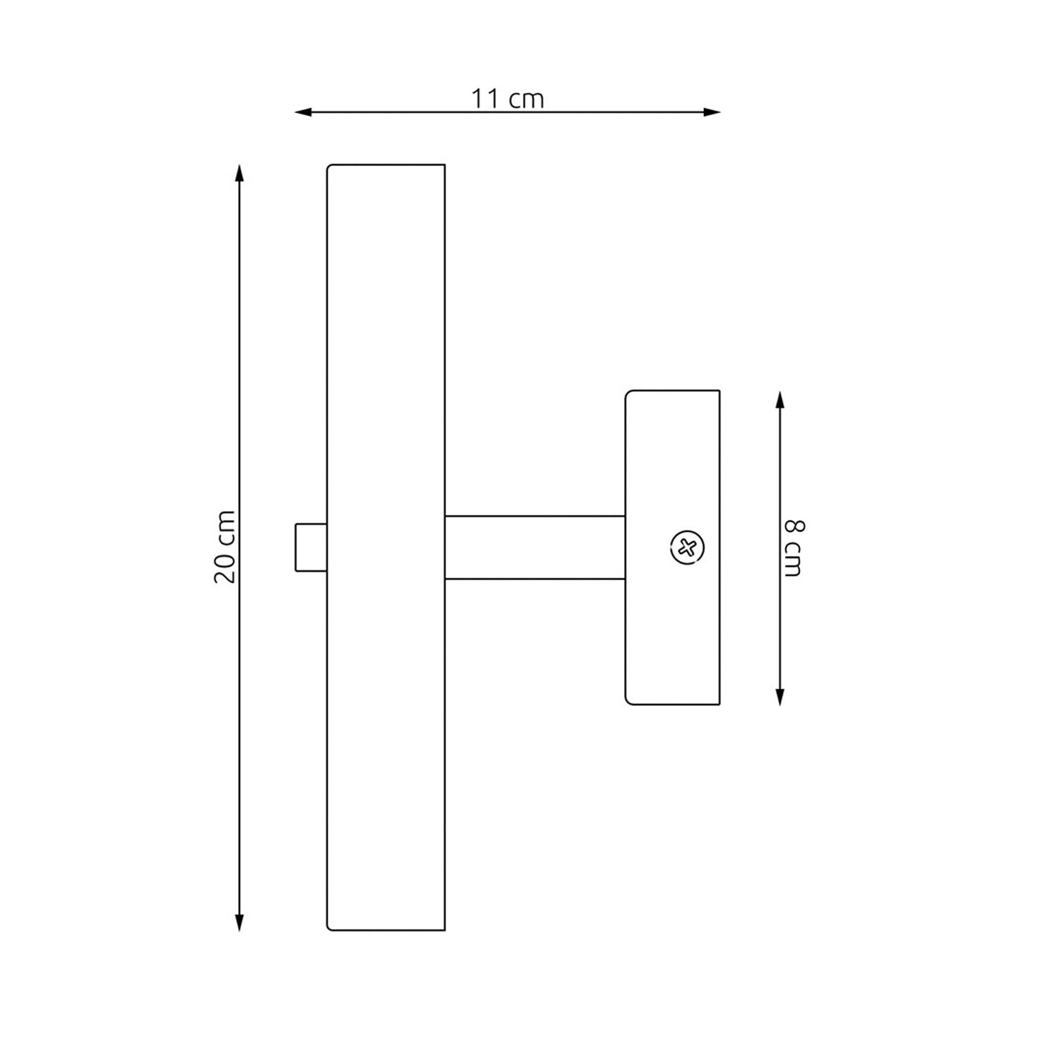 Applique Minimal Poseidone Acciaio Bianco 2 Luci G9 Ip20