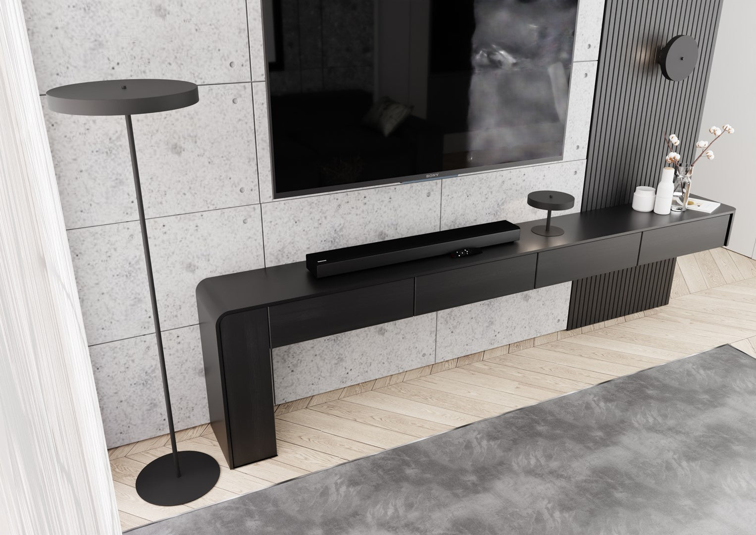 Applique Minimal Poseidone Acciaio Nero 2 Luci G9 Ip20