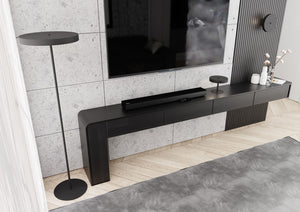 Applique Minimal Poseidone Acciaio Nero 2 Luci G9 Ip20