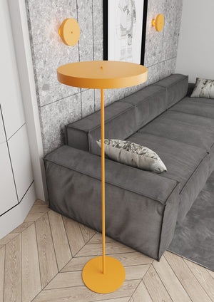 Piantana Minimal Poseidone Acciaio Arancione 3 Luci G9 Ip20