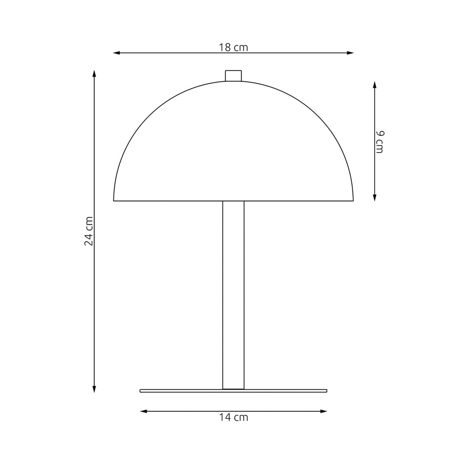 Lampada Da Tavolo Moderna Demetra Acciaio Nero 2 Luci G9 Ip20