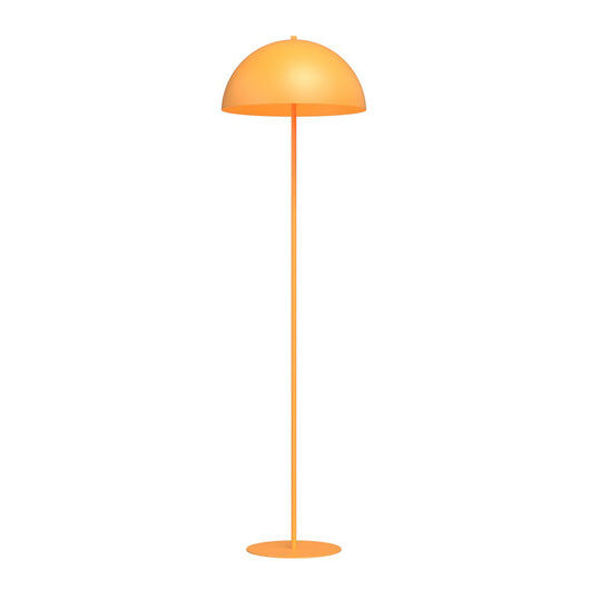 Piantana Moderno Demetra Acciaio Arancione 1 Luce E27 Ip20