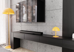 Piantana Moderno Demetra Acciaio Arancione 1 Luce E27 Ip20