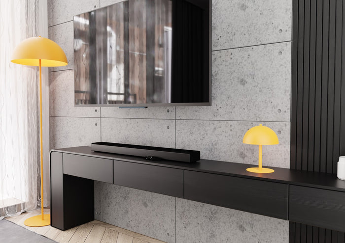 Piantana Moderno Demetra Acciaio Arancione 1 Luce E27 Ip20