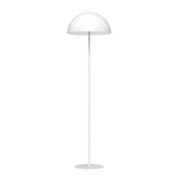 Piantana Moderno Demetra Acciaio Bianco 1 Luce E27 Ip20