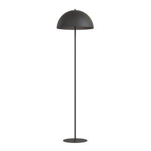 Piantana Moderno Demetra Acciaio Nero 1 Luce E27 Ip20