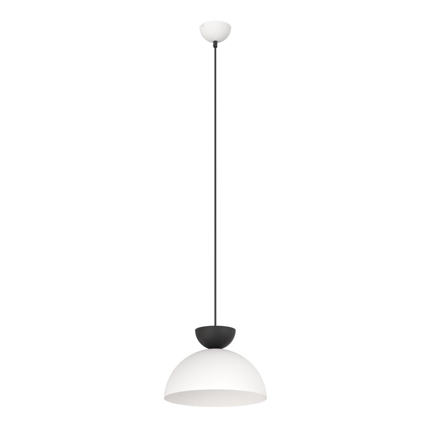 Lampadario Minimal Efesto Acciaio Bianco Nero 1 Luce Gx53 Ip20