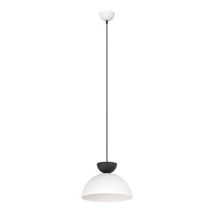 Lampadario Minimal Efesto Acciaio Bianco Nero 1 Luce Gx53 Ip20
