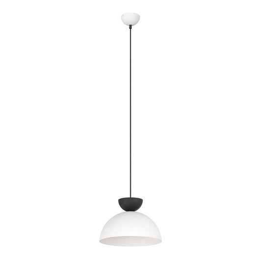 Lampadario Minimal Efesto Acciaio Bianco Nero 1 Luce Gx53 Ip20