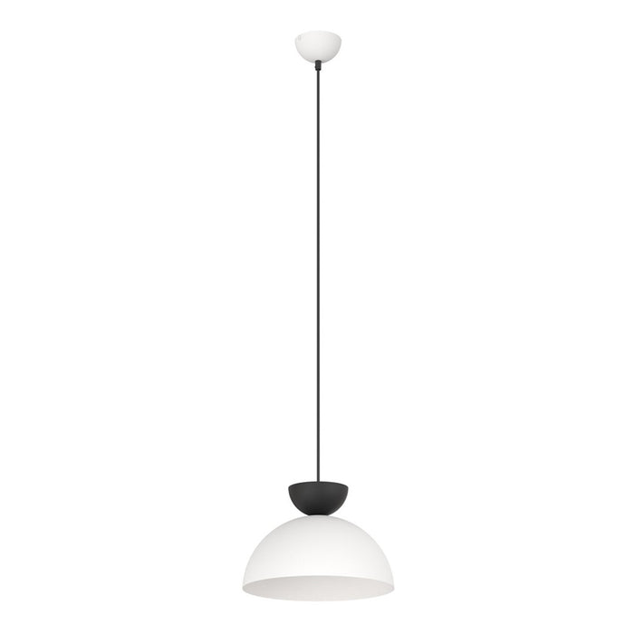 Lampadario Minimal Efesto Acciaio Bianco Nero 1 Luce Gx53 Ip20