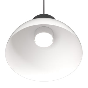 Lampadario Minimal Efesto Acciaio Bianco Nero 1 Luce Gx53 Ip20