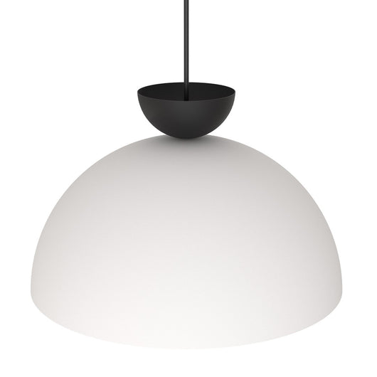 Lampadario Minimal Efesto Acciaio Bianco Nero 1 Luce Gx53