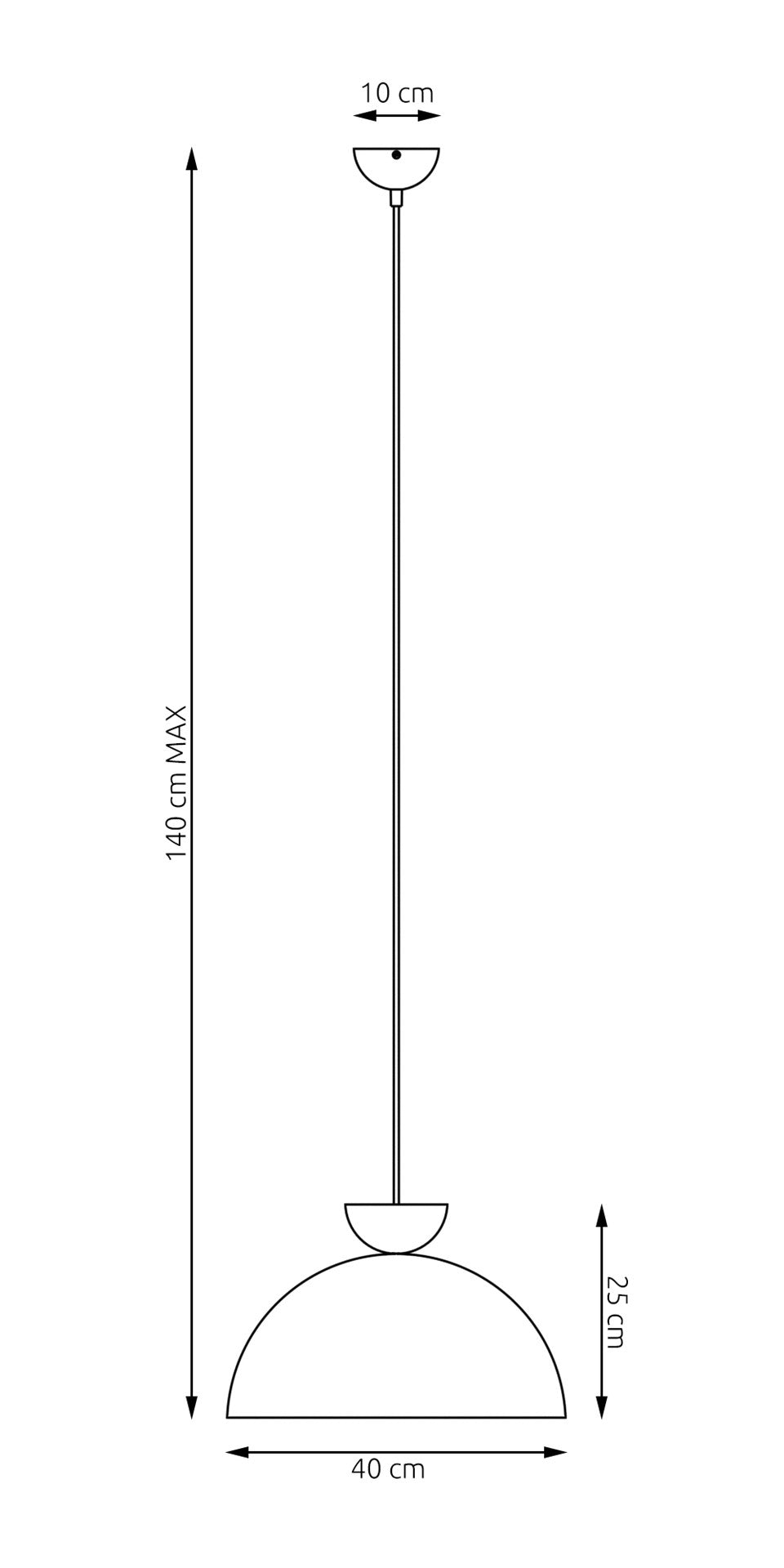 Lampadario Minimal Efesto Acciaio Bianco Nero 1 Luce Gx53