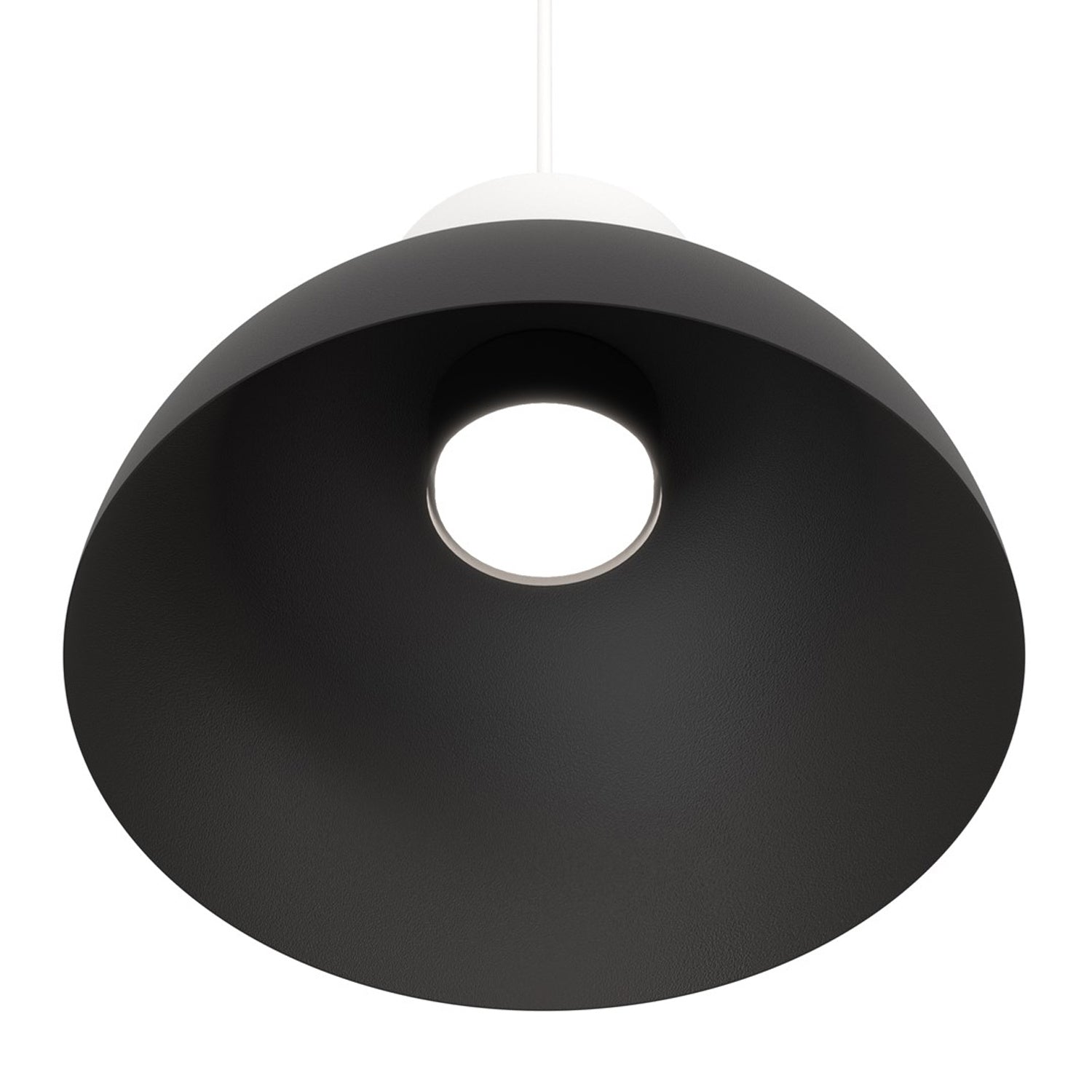 Lampadario Minimal Efesto Acciaio Nero Bianco 1 Luce Gx53 Ip20