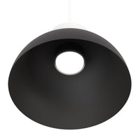 Lampadario Minimal Efesto Acciaio Nero Bianco 1 Luce Gx53 Ip20
