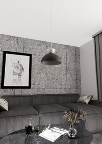 Lampadario Minimal Efesto Acciaio Nero Bianco 1 Luce Gx53 Ip20