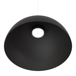 Lampadario Minimal Efesto Acciaio Nero Bianco 1 Luce Gx53