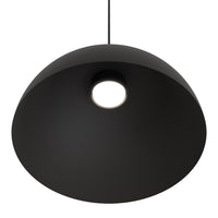 Lampadario Minimal Efesto Acciaio Nero 1 Luce Gx53