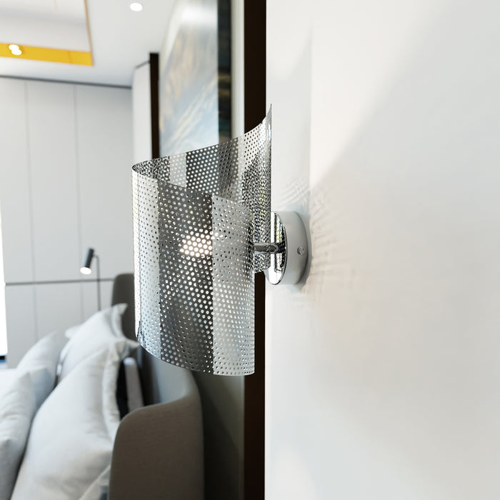 Applique Moderna Baldr 1 Luce Cromo